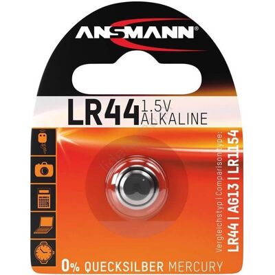 Ansmann Bateria LR44 10 szt. (10 pcs, LR44), Batteries + piles - Publicité Ansmann Bateria LR44 10 szt. (10 pcs, LR44), Batteries + piles - Publicité