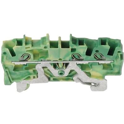 Wago BORNE DE PASSAGE 3 X 2,5 MM2 VERT/JAUNE, Accessoires électroniques + boîtier, Vert, Jaune - Publicité Wago BORNE DE PASSAGE 3 X 2,5 MM2 VERT/JAUNE, Accessoires électroniques + boîtier, Vert, Jaune - Publicité
