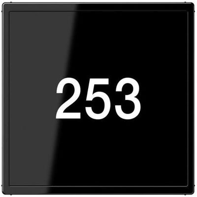 Couverture en verre Jung ACUKO6TXSW pour signal lumineux - IP20 Noir - Publicité Couverture en verre Jung ACUKO6TXSW pour signal lumineux - IP20 Noir - Publicité