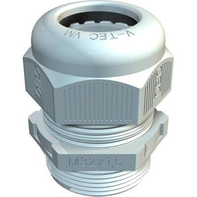 Glandes de câble OBO Bettermann M63 Polyamide Gris Clair - IP68 Droite avec Dégagement de Tension - Publicité Glandes de câble OBO Bettermann M63 Polyamide Gris Clair - IP68 Droite avec Dégagement de Tension - Publicité