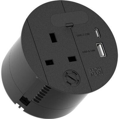 Bachmann, Prise de courant, LOOP IN CHARGE 1xUK 1xUSB A/C - Publicité Bachmann, Prise de courant, LOOP IN CHARGE 1xUK 1xUSB A/C - Publicité
