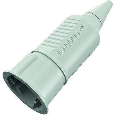 Mennekes Modèle 10752 Raccordement - 16A, 2 pôles + E, Gris - Publicité Mennekes Modèle 10752 Raccordement - 16A, 2 pôles + E, Gris - Publicité