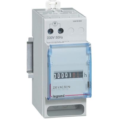 Legrand Compteur de courant, Lexic REX2000 HC2 05 04694 Compteur horaire 230V AC 50HZ - Publicité Legrand Compteur de courant, Lexic REX2000 HC2 05 04694 Compteur horaire 230V AC 50HZ - Publicité