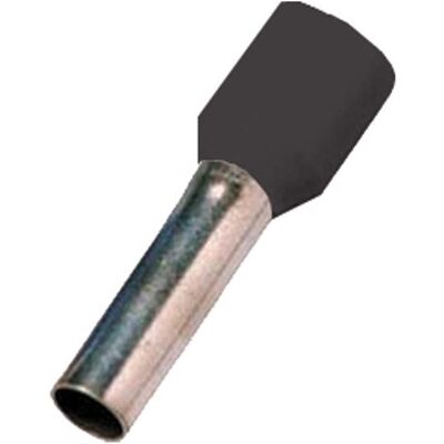 Intercable, Connecteur pour câble, Isoleret terminrør sort 1,5mm2 L=12mm - (100 pcs.) - Publicité Intercable, Connecteur pour câble, Isoleret terminrør sort 1,5mm2 L=12mm - (100 pcs.) - Publicité