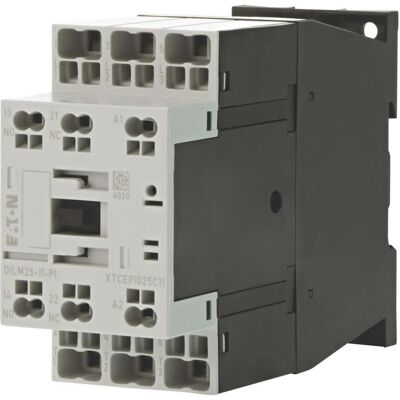Eaton Contacteur de puissance DILM 3 pôles 380V 400V 11kW 1NO+1NC 24V AC Bornes à ressort Push-In 199286, Relai - Publicité Eaton Contacteur de puissance DILM 3 pôles 380V 400V 11kW 1NO+1NC 24V AC Bornes à ressort Push-In 199286, Relai - Publicité