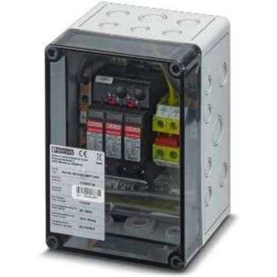 Boîte de connexion du générateur Phoenix Contact - IP65 PV 1000V Max 16mm² - Publicité Boîte de connexion du générateur Phoenix Contact - IP65 PV 1000V Max 16mm² - Publicité