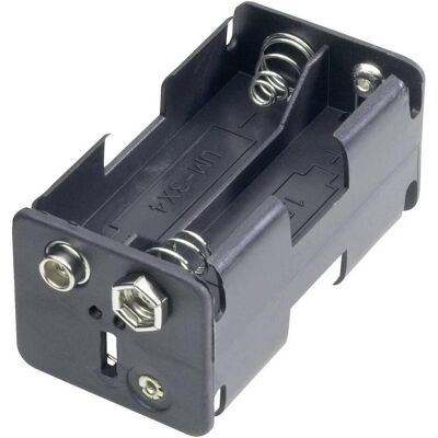 Goobay Boîtier coupleur 4 piles R6 connexions à pression, Pile : accessoires, Noir - Publicité Goobay Boîtier coupleur 4 piles R6 connexions à pression, Pile : accessoires, Noir - Publicité