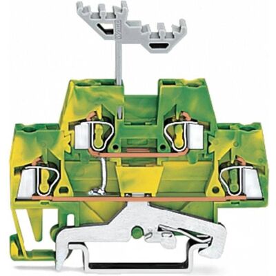 Wago Borne pour conducteur de protection à 2 fils 280-517 vert-jaune 0,08-2,5qmm, Accessoires électroniques + boîtier, Vert, Jaune - Publicité Wago Borne pour conducteur de protection à 2 fils 280-517 vert-jaune 0,08-2,5qmm, Accessoires électroniques + boîtier, Vert, Jaune - Publicité