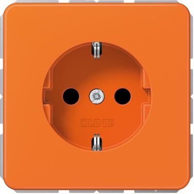 Jung CD 1520 BFKI O - Prise Schuko Orange - Prise électrique - Publicité Jung CD 1520 BFKI O - Prise Schuko Orange - Prise électrique - Publicité