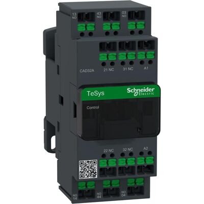 Schneider Hilfsschütz 3S+2Ö CAD32AP7 Steuerkontakte Spule 230V 50/60Hz SnapIN, Relai - Publicité Schneider Hilfsschütz 3S+2Ö CAD32AP7 Steuerkontakte Spule 230V 50/60Hz SnapIN, Relai - Publicité