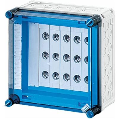 Hensel Fusible, HEN Mi 3237 Boîtier pour fusible Mi 5x3x63A,D02,E18 sur la collection (63 A) - Publicité Hensel Fusible, HEN Mi 3237 Boîtier pour fusible Mi 5x3x63A,D02,E18 sur la collection (63 A) - Publicité