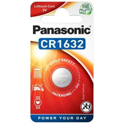 Panasonic Lithium Power CR1632 (1 pcs, CR1632, 140 mAh), Batteries + piles - Publicité Panasonic Lithium Power CR1632 (1 pcs, CR1632, 140 mAh), Batteries + piles - Publicité