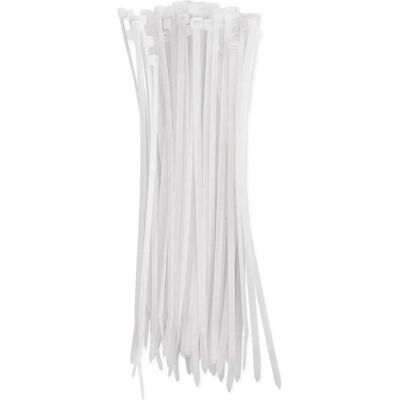 Emos, Collier de serrage, Kabelbinder 250×4,8, weiss, 100 Stk (250 mm, 100 pcs) - Publicité Emos, Collier de serrage, Kabelbinder 250×4,8, weiss, 100 Stk (250 mm, 100 pcs) - Publicité