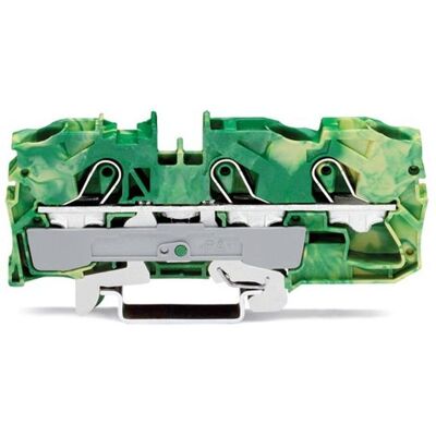 Wago Borne pour conducteur de protection, Accessoires électroniques + boîtier, Vert - Publicité Wago Borne pour conducteur de protection, Accessoires électroniques + boîtier, Vert - Publicité