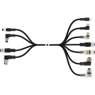 Lapp AB-C8-M12MS-5,0PUR-SH, Câble + prise électronique, Noir - Publicité Lapp AB-C8-M12MS-5,0PUR-SH, Câble + prise électronique, Noir - Publicité