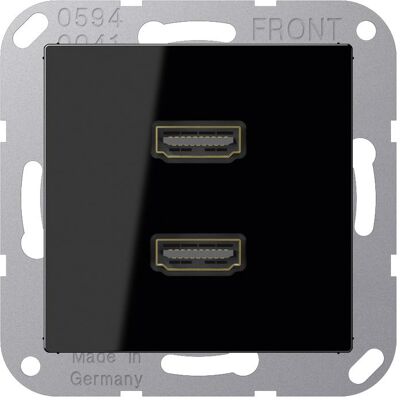 JUNG MAA1133SW - Prise HDMI Murale - Noir - HDMI 1.3, Deep Color - Publicité JUNG MAA1133SW - Prise HDMI Murale - Noir - HDMI 1.3, Deep Color - Publicité