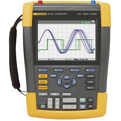 Oscilloscope Portable Fluke 190-204-III - 200MHz, 4 Canaux - Publicité Oscilloscope Portable Fluke 190-204-III - 200MHz, 4 Canaux - Publicité
