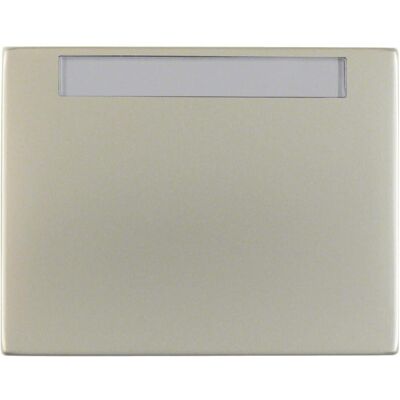 Berker, Accessoires Gamme d'interrupteurs, 14267004 Bascule avec zone d'inscription K5 acier inoxydable mat - Publicité Berker, Accessoires Gamme d'interrupteurs, 14267004 Bascule avec zone d'inscription K5 acier inoxydable mat - Publicité