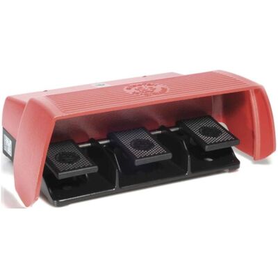 Bernstein Pédale de commande 3 pédales à impulsion, Bouton + interrupteur, Rouge - Publicité Bernstein Pédale de commande 3 pédales à impulsion, Bouton + interrupteur, Rouge - Publicité