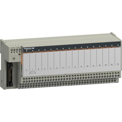 Base de relais Schneider Electric ABE7R16T230 - 16 canaux - Rail DIN - Publicité Base de relais Schneider Electric ABE7R16T230 - 16 canaux - Rail DIN - Publicité