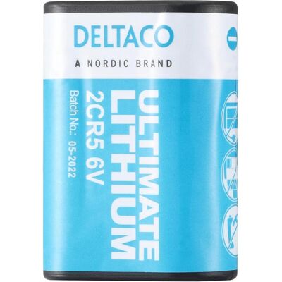 Deltaco Modèle 2CR5 Batterie Lithium - Batterie - Publicité Deltaco Modèle 2CR5 Batterie Lithium - Batterie - Publicité