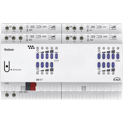 Theben, Actionneur, Dm 4 T Knx (Actionneur de variateur) - Publicité Theben, Actionneur, Dm 4 T Knx (Actionneur de variateur) - Publicité