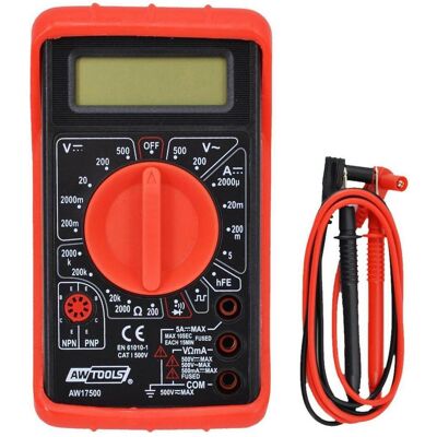 Awtools, Multimètre, Multimètre numérique universel avec LCD (Multimètre portable) - Publicité Awtools, Multimètre, Multimètre numérique universel avec LCD (Multimètre portable) - Publicité