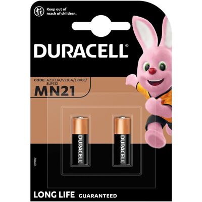 Duracell Sécurité (2 pcs, A23, 33 mAh), Batteries + piles - Publicité Duracell Sécurité (2 pcs, A23, 33 mAh), Batteries + piles - Publicité