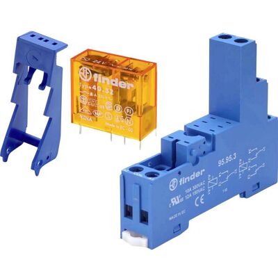 Finder Kit de module de relais de couplage 2 inverseurs 8 A doré dur, bobine 230 V AC, Relai - Publicité Finder Kit de module de relais de couplage 2 inverseurs 8 A doré dur, bobine 230 V AC, Relai - Publicité