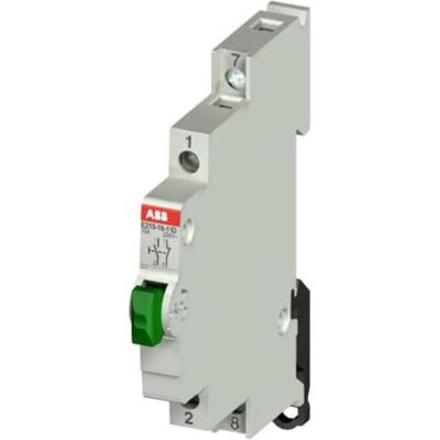 ABB Bouton-poussoir vert 16A 250V 1S/Ö DPST DIN, Bouton + interrupteur, Vert - Publicité ABB Bouton-poussoir vert 16A 250V 1S/Ö DPST DIN, Bouton + interrupteur, Vert - Publicité