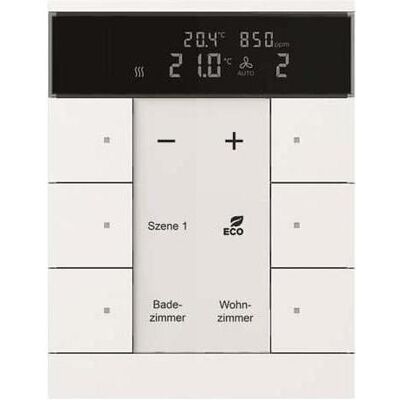 Busch-Jaeger BJ SBC/U6.0.11-884 Appareil HVAC/CO2,6x, Thermostat, Blanc - Publicité Busch-Jaeger BJ SBC/U6.0.11-884 Appareil HVAC/CO2,6x, Thermostat, Blanc - Publicité