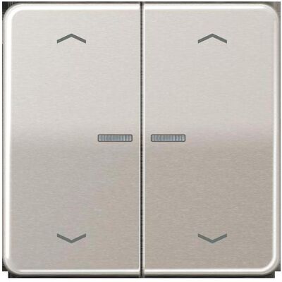 JUNG, Interrupteurs éclairage + volets électriques, BTCD17102PPT HOME Bouton-poussoir double - Publicité JUNG, Interrupteurs éclairage + volets électriques, BTCD17102PPT HOME Bouton-poussoir double - Publicité