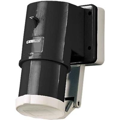 Mennekes, Prise + connecteur, MEN 395 CONNECTEUR POUR APPAREIL EN SAILLIE 4PÔLE.16A500V (CEI 60309) - Publicité Mennekes, Prise + connecteur, MEN 395 CONNECTEUR POUR APPAREIL EN SAILLIE 4PÔLE.16A500V (CEI 60309) - Publicité