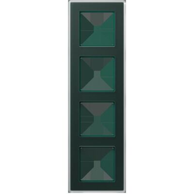 JUNG, Accessoires Gamme d'interrupteurs, AV584GLMSG Cadre en verre 4f - Publicité JUNG, Accessoires Gamme d'interrupteurs, AV584GLMSG Cadre en verre 4f - Publicité