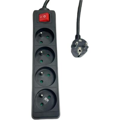 MicroConnect, Multiprise, 4-way Power Strip on/off (4x, CEE 7/3, 5 m) - Publicité MicroConnect, Multiprise, 4-way Power Strip on/off (4x, CEE 7/3, 5 m) - Publicité