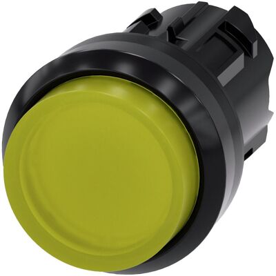 Siemens SIRIUS ACT Bouton-poussoir lumineux élément frontal plastique, jaune, Bouton + interrupteur, Jaune - Publicité Siemens SIRIUS ACT Bouton-poussoir lumineux élément frontal plastique, jaune, Bouton + interrupteur, Jaune - Publicité