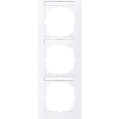 Merten MEG4032-3625 Plaque murale - 3 modules blanc actif - Publicité Merten MEG4032-3625 Plaque murale - 3 modules blanc actif - Publicité