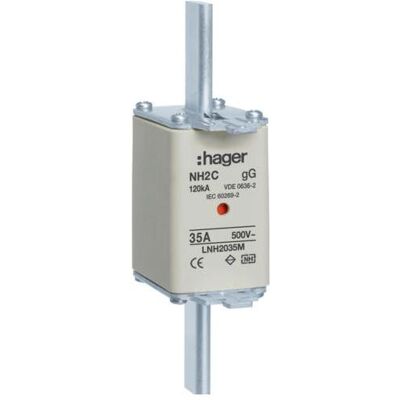 Hager, Fusible, Cartouche fusible NH (35 A) - Publicité Hager, Fusible, Cartouche fusible NH (35 A) - Publicité