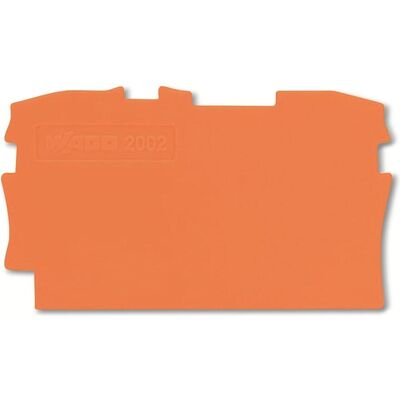 Wago, Accessoires de connexion par câble, Plaque extrémité bornier 2x2,5mm2 orange - Publicité Wago, Accessoires de connexion par câble, Plaque extrémité bornier 2x2,5mm2 orange - Publicité