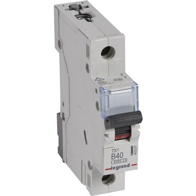 Legrand Disjoncteur, Disjoncteur de protection de ligne Tx3 403361 Ls B40A 1P 6Ka 1M 403361 - Publicité Legrand Disjoncteur, Disjoncteur de protection de ligne Tx3 403361 Ls B40A 1P 6Ka 1M 403361 - Publicité