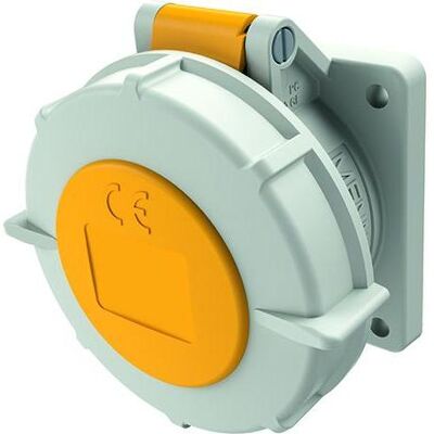 Mennekes, Prise de courant, MEN 1716 16A5P 4H110V Prise en saillie TwinCONTACT IP67 - Publicité Mennekes, Prise de courant, MEN 1716 16A5P 4H110V Prise en saillie TwinCONTACT IP67 - Publicité