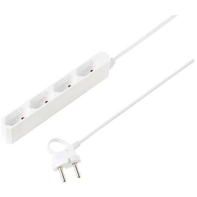 Sygonix SY-5806878 Multiprise - 4 prises, Fiche Euro, Design compact blanc - Publicité Sygonix SY-5806878 Multiprise - 4 prises, Fiche Euro, Design compact blanc - Publicité