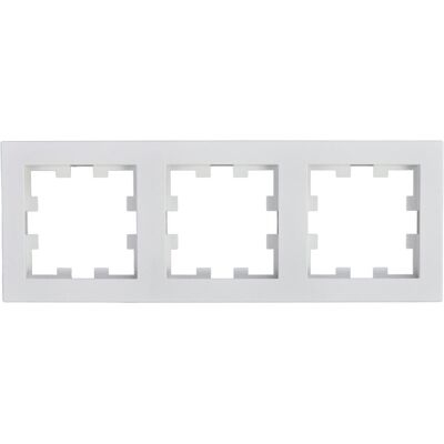 Panasonic Accessoires Gamme d'interrupteurs, WDTF00032WHEU1 Karre Plus 55 Cadre de finition triple blanc - Publicité Panasonic Accessoires Gamme d'interrupteurs, WDTF00032WHEU1 Karre Plus 55 Cadre de finition triple blanc - Publicité