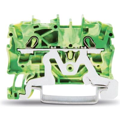 Wago BORNE DE PASSAGE 2 X 2,5 MM2 VERT/JAUNE, Accessoires électroniques + boîtier, Vert, Jaune - Publicité Wago BORNE DE PASSAGE 2 X 2,5 MM2 VERT/JAUNE, Accessoires électroniques + boîtier, Vert, Jaune - Publicité