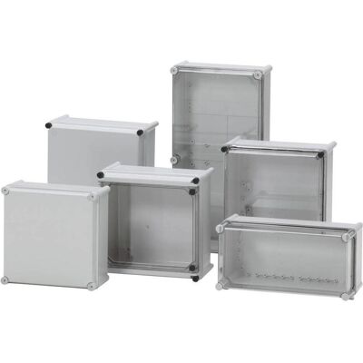 Fibox PC 2828 18 T-2FSH Coffret d'installation 280 x 280 x 180 Polycarbonate Gris clair (RAL 7035) (Boîtier), Accessoires électroniques + boîtier, Transparent, Gris - Publicité Fibox PC 2828 18 T-2FSH Coffret d'installation 280 x 280 x 180 Polycarbonate Gris clair (RAL 7035) (Boîtier), Accessoires électroniques + boîtier, Transparent, Gris - Publicité
