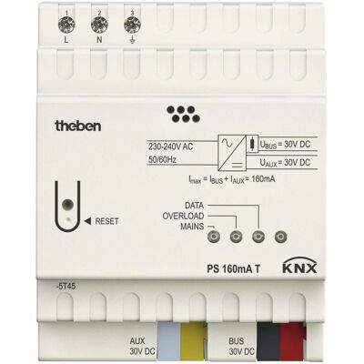 Theben, Accessoires Gamme d'interrupteurs, PS 160 mA T KNX - Publicité Theben, Accessoires Gamme d'interrupteurs, PS 160 mA T KNX - Publicité
