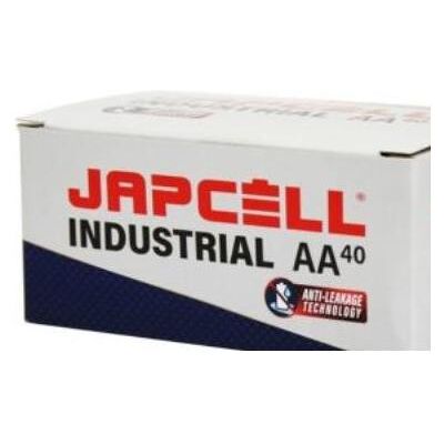 Pile Industrielle Japcell LR06 de Haute Qualité - Pack de 40 - Publicité Pile Industrielle Japcell LR06 de Haute Qualité - Pack de 40 - Publicité