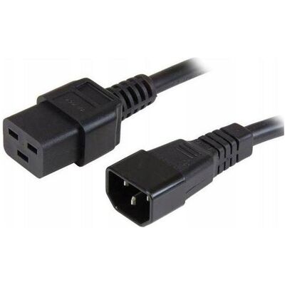 Manhattan, Rallonge, 355209 Rallonge IEC320 C14 vers C19 10A 2m noir (2 m) - Publicité Manhattan, Rallonge, 355209 Rallonge IEC320 C14 vers C19 10A 2m noir (2 m) - Publicité