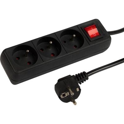 Blow, Rallonge, Netzverlängerung 3G 5M Schwarz 98-748# (5 m, CEE 7/4) - Publicité Blow, Rallonge, Netzverlängerung 3G 5M Schwarz 98-748# (5 m, CEE 7/4) - Publicité