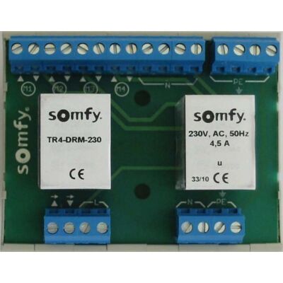somfy Relais de séparation TR4-DRM-230, Relai - Publicité somfy Relais de séparation TR4-DRM-230, Relai - Publicité